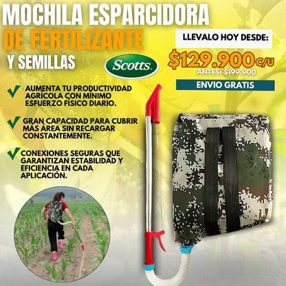MOCHILA ESPARCIDORA DE FERTILIZANTE |SCOTTS®
