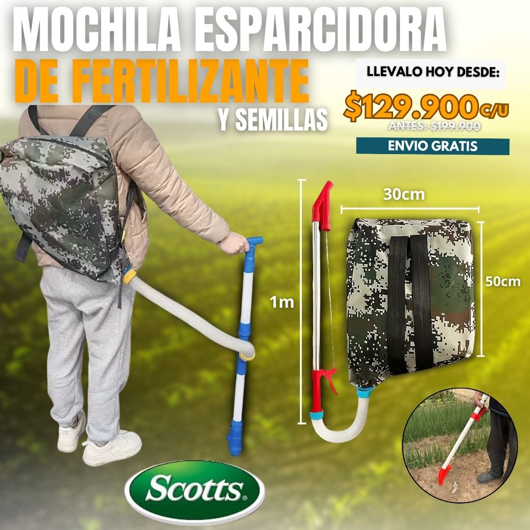 MOCHILA ESPARCIDORA DE FERTILIZANTE |SCOTTS®