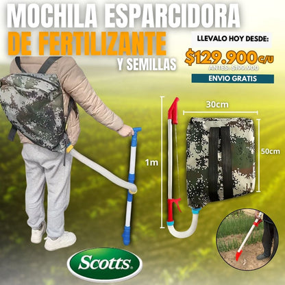 MOCHILA ESPARCIDORA DE FERTILIZANTE |SCOTTS®