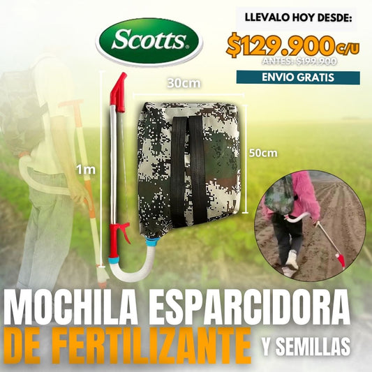 MOCHILA ESPARCIDORA DE FERTILIZANTE |SCOTTS®