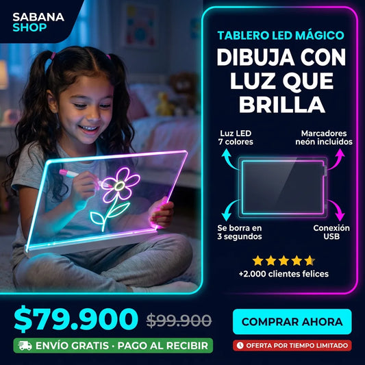 TABLERO LED MAGICO
