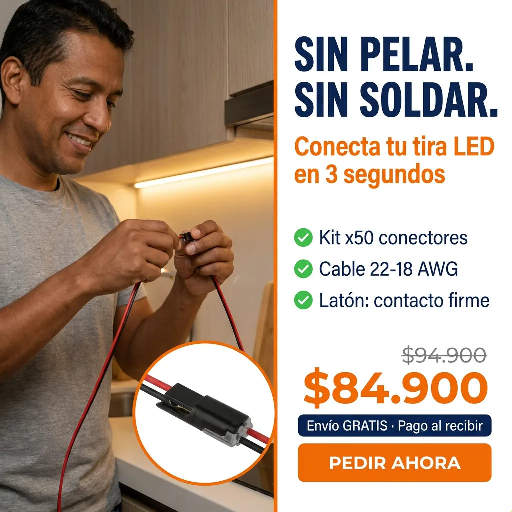 Kit x50 Conectores Doble Canal DDD