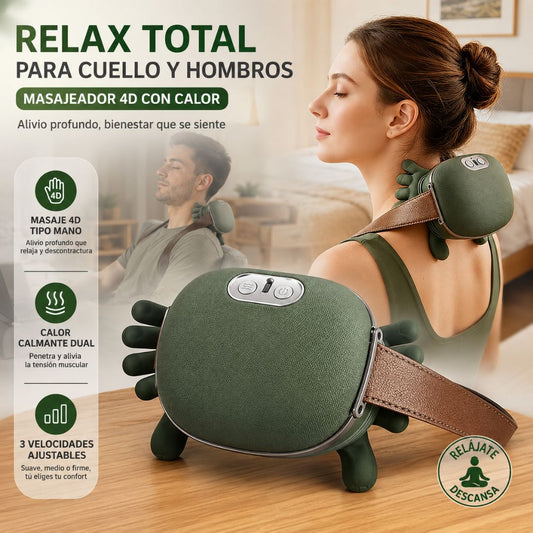 MASAJEADOR TORTUGA ELÉCTRICO PORTÁTIL