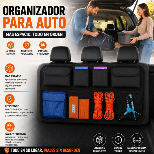 ORGANIZADOR MALETERO PARA CARRO