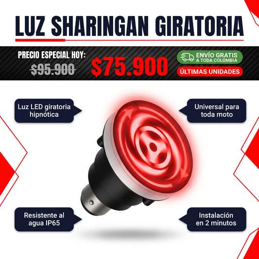 LUZ TRASERA LED GIRATORIA SHARINGAN