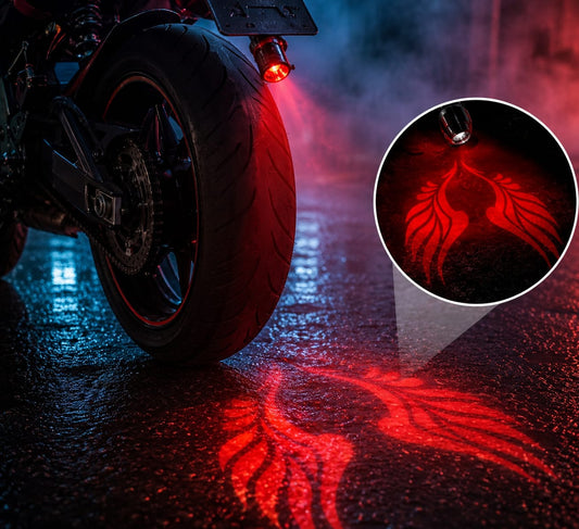 PROYECTOR LED DE ALAS PARA MOTO