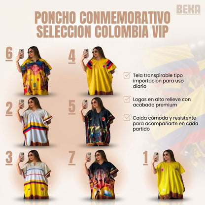 PONCHO CONMEMORATIVO SELECCION COLOMBIA VIP