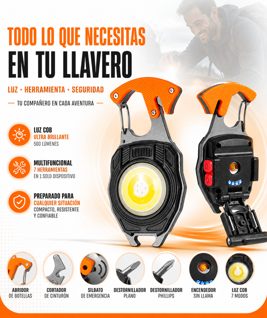 LLAVERO MULTIFUNCIONAL KLIFFOO°