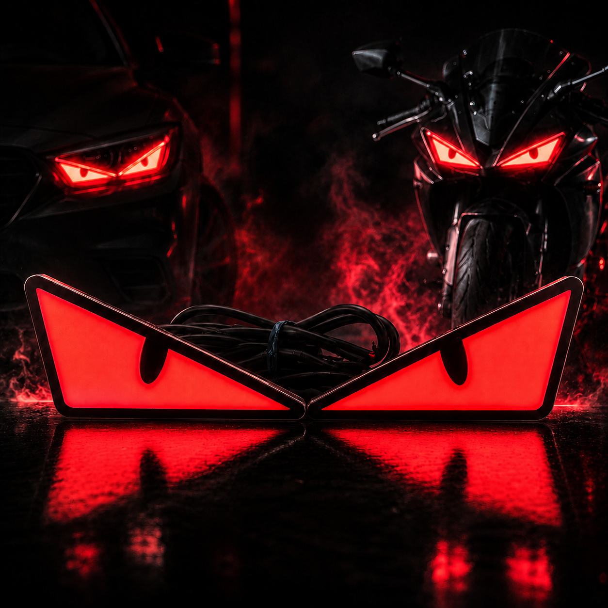 OJOS LED PARA MOTO