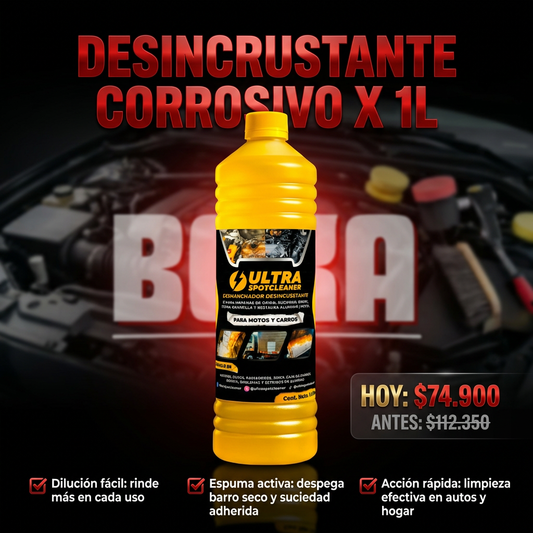 DESINCRUSTANTE CORROSIVO X 1L