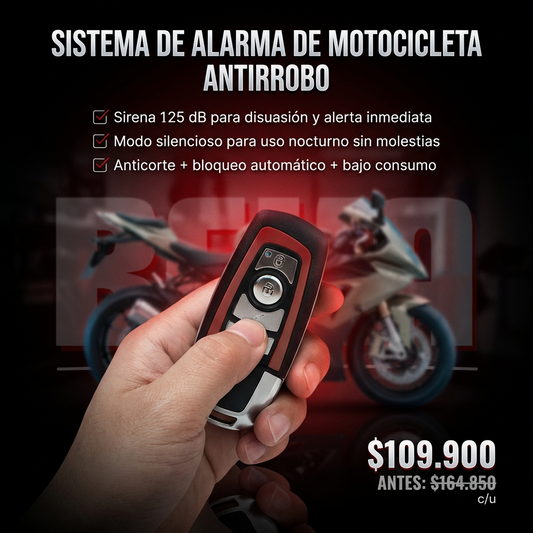 SISTEMA ALARMA PARA MOTO