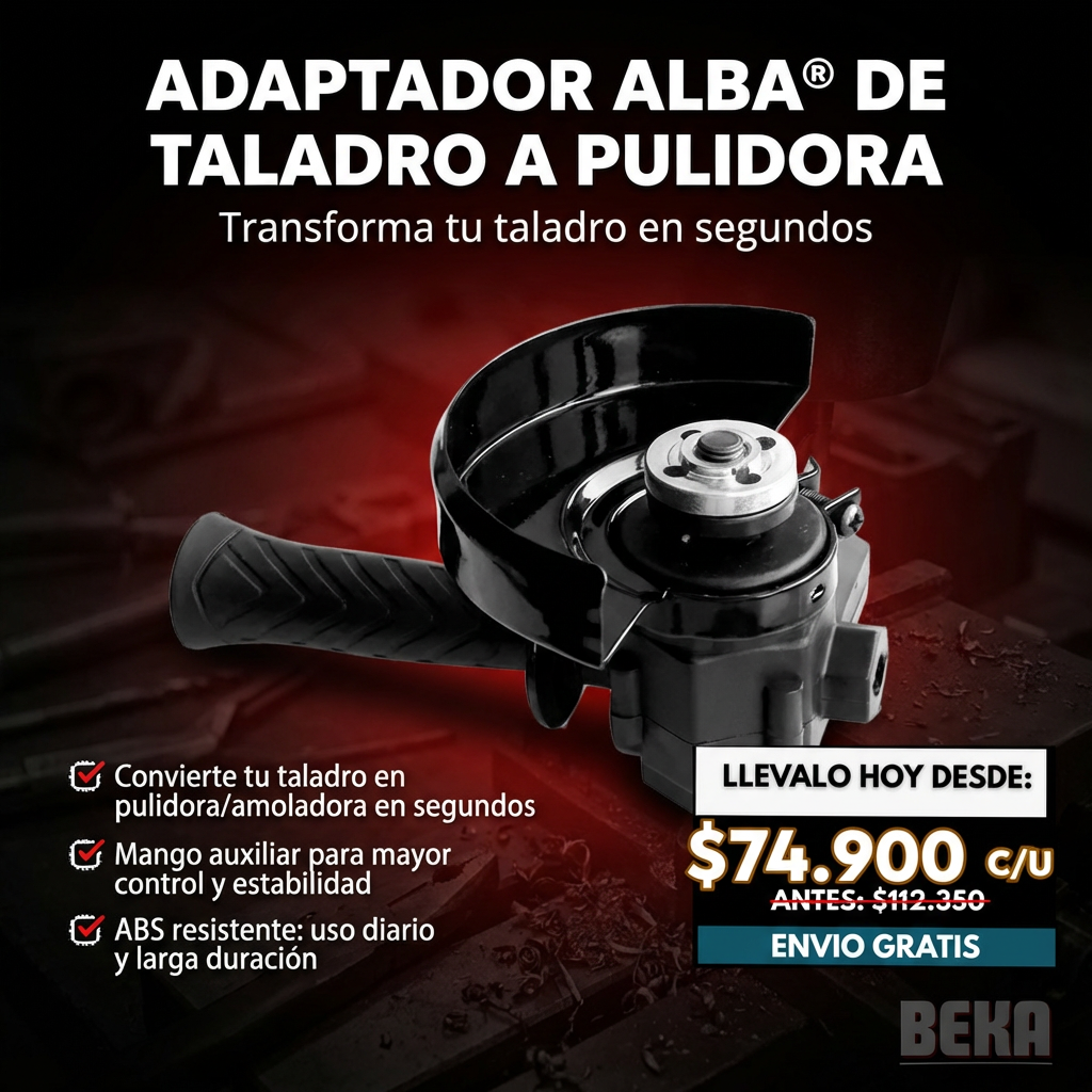 ADAPTADOR ALBA® DE TALADRO A PULIDORA