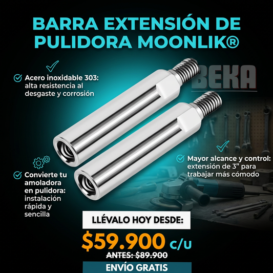 BARRA EXTENSIÓN DE PULIDORA MOONLIK®