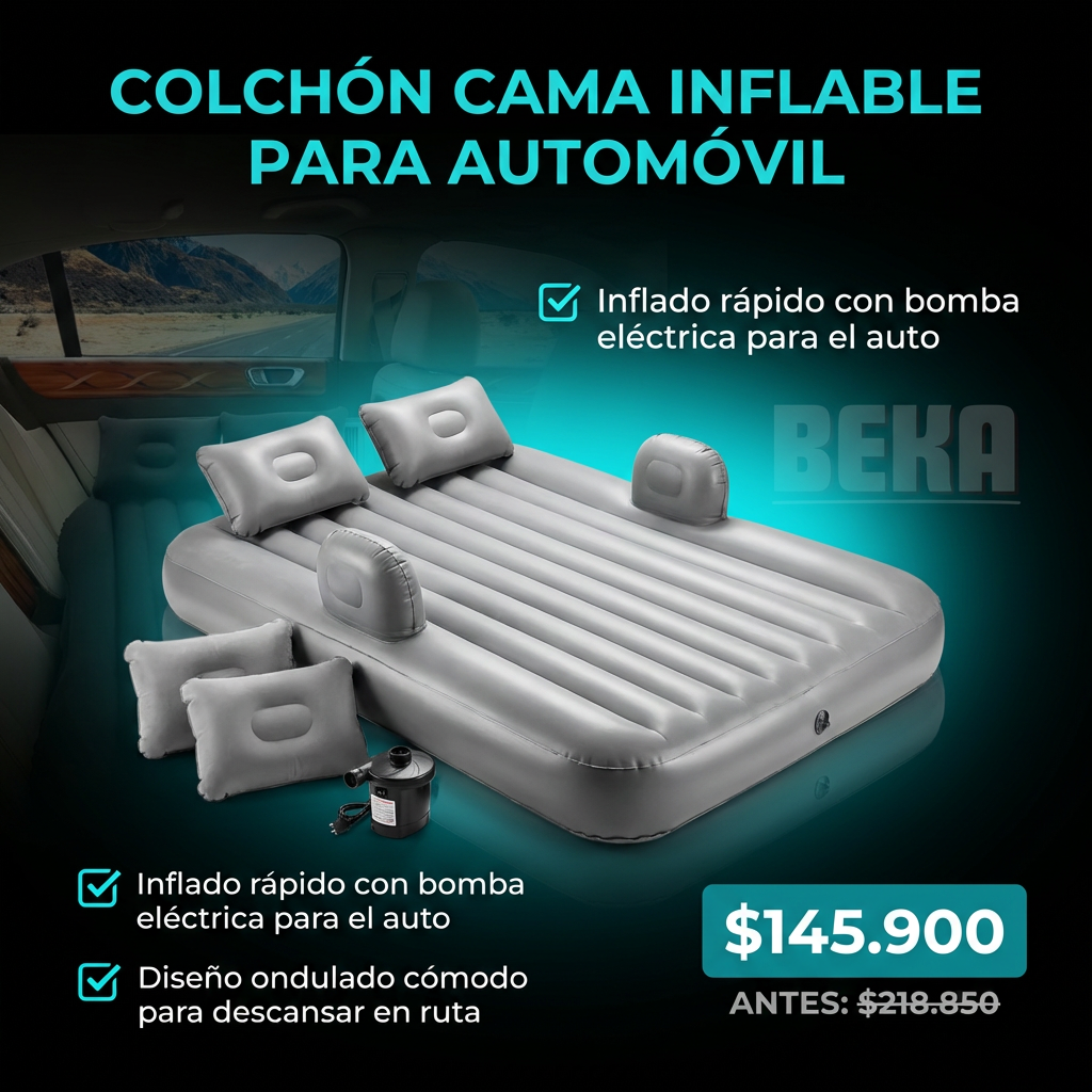 COLCHON CAMA INFLABLE PARA AUTOMÓVIL | INTEX®