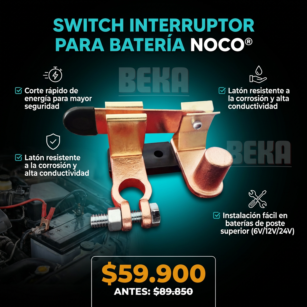 SWITCH INTERRUPTOR PARA BATERÍA NOCO®