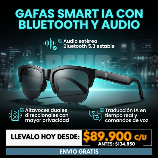 GAFAS SMART IA CON BLUETOOTH Y AUDIO | LUCYD®