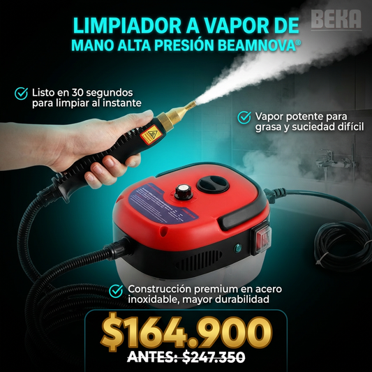 LIMPIADOR A VAPOR DE MANO ALTA PRESIÓN BEAMNOVA®