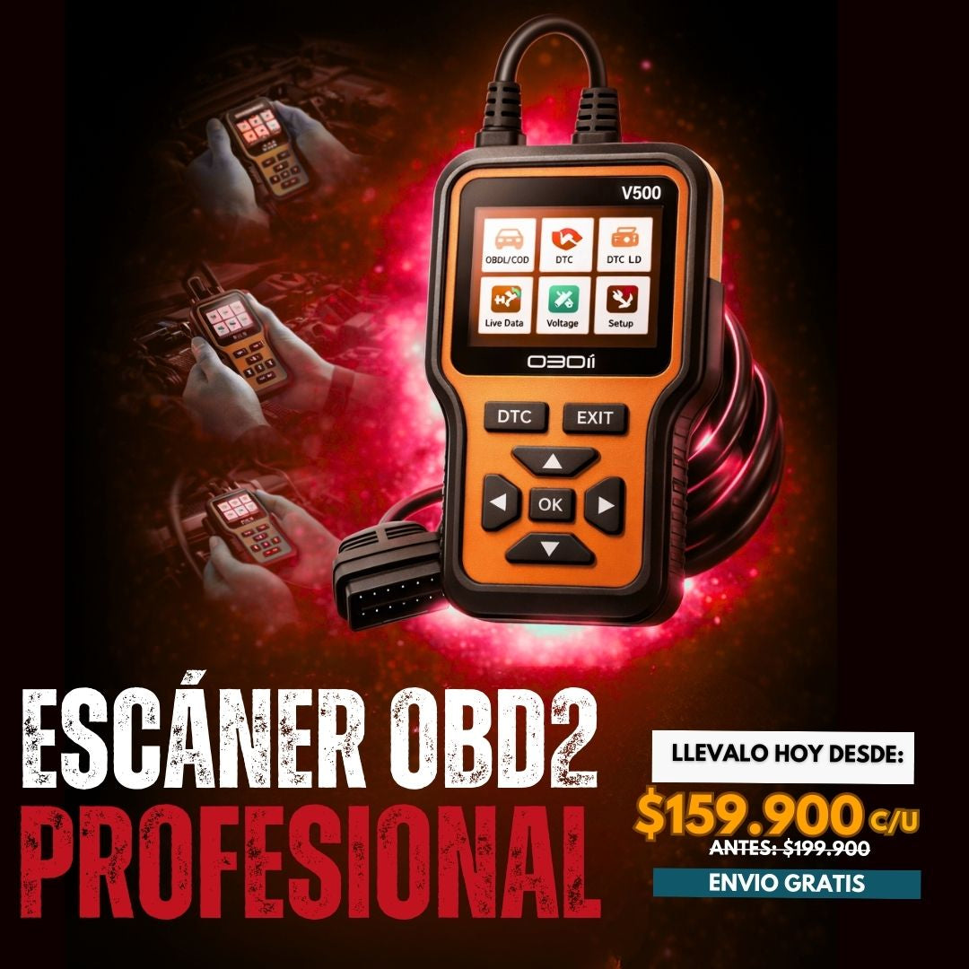 ESCÁNER OBD2 PROFESIONAL | COMPATIBLE CON TODOS LOS VEHICULOS